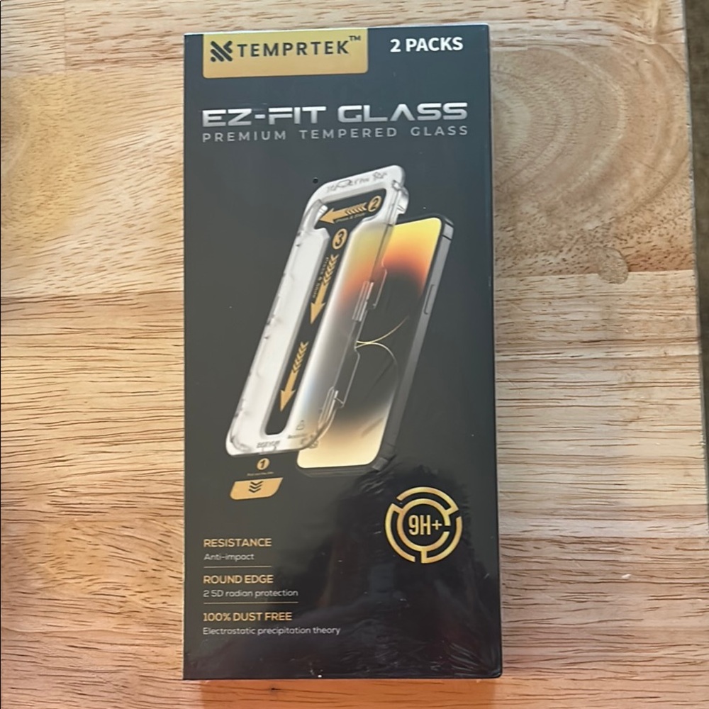 Premium Tempered Glass Screen Protector - Black